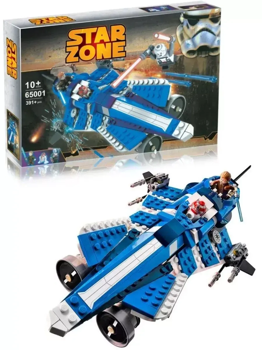 Конструктор Star War Джедайский истребитель Энакина 391 дет