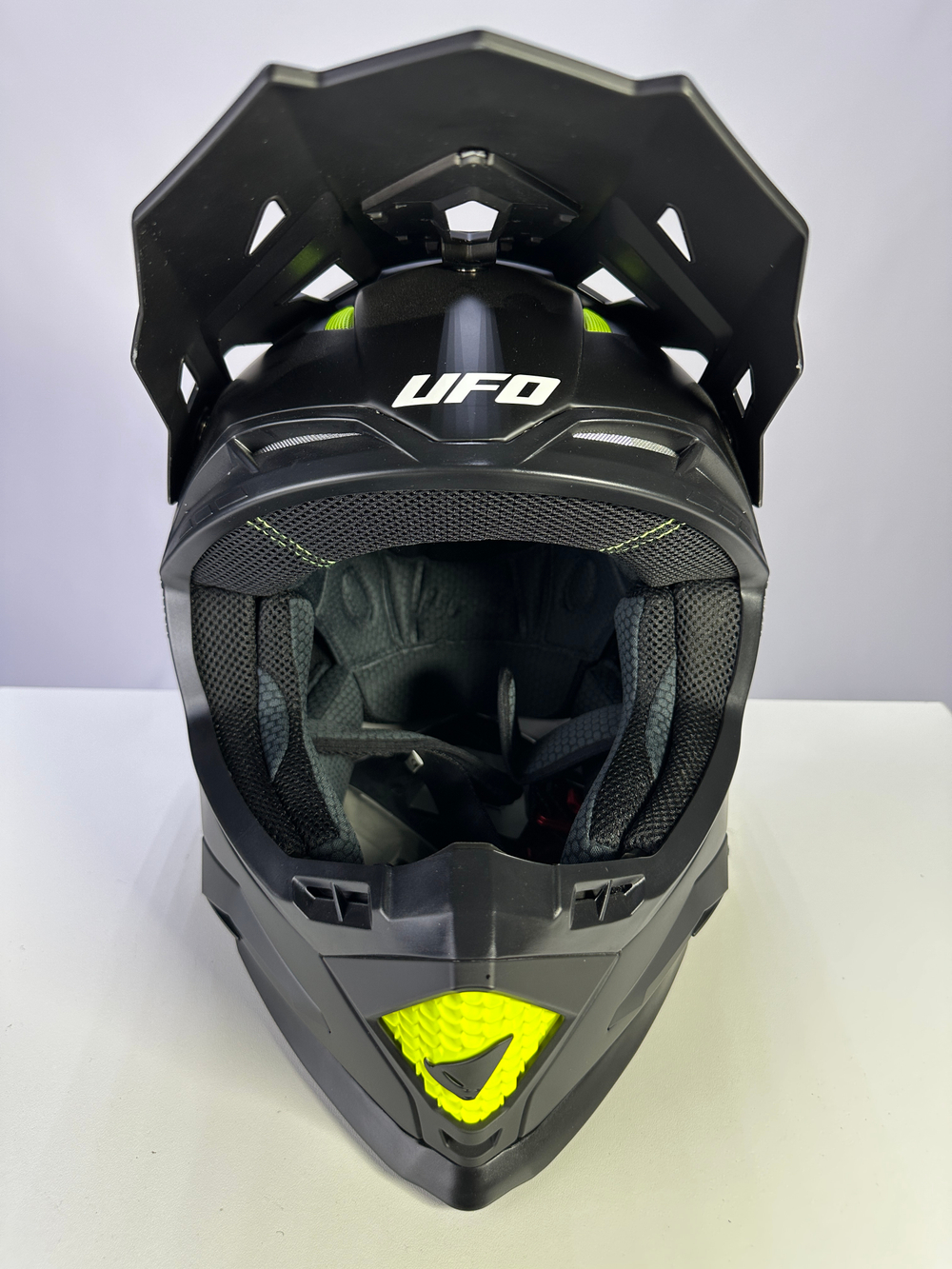 Мотошлем UFO HELMET ECHUS Black Matt