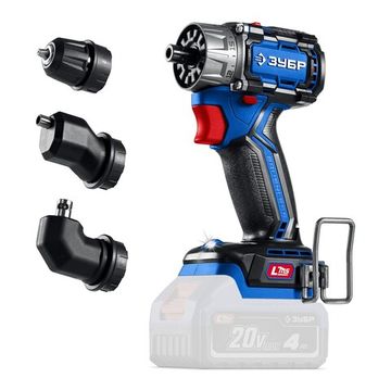 ЗУБР КОМПАКТ Комби, 20 В, 50 Н·м, без АКБ (LMS), бесщеточная дрель-шуруповерт, ПРОФЕССИОНАЛ (DB-50-H3)