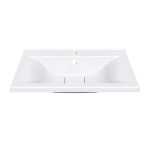 Раковина Vincea VCB-3M600W из искусственного камня, цвет белый