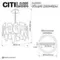 CL231251 DART Хром Люстра