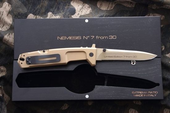 Складной нож Extrema Ratio 136NEMGOLD - "Немесис" c клинком из стали Böhler N690, рукоять Anticorodal®