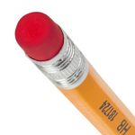 Карандаш чернографитный STAFF "EVERYDAY", 1 шт., НВ, с ластиком, корпус желтый, 181724