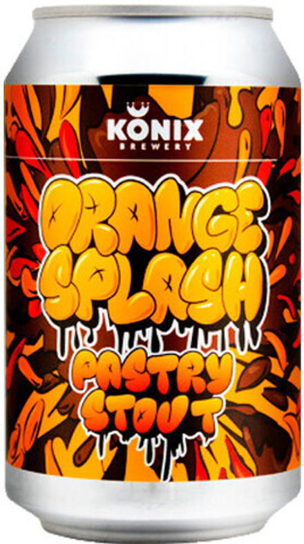 Пиво Коникс Оранж Сплэш / Konix Orange Splash 0.33л - 6шт