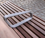 Скамейка алюминиевая «Варшава»