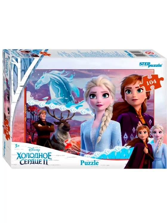 Пазлы для детей 4 5 6 7 лет Холодное сердце 104 элемента