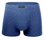 Мужские трусы-боксеры из хлопка в крапинку (Размер: XXL) (Цвет: синий)