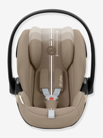 Коляска Cybex Coya Matt Black Frame Cloud G i-Size Almond Beige Plus Leaf Green с дождевиком