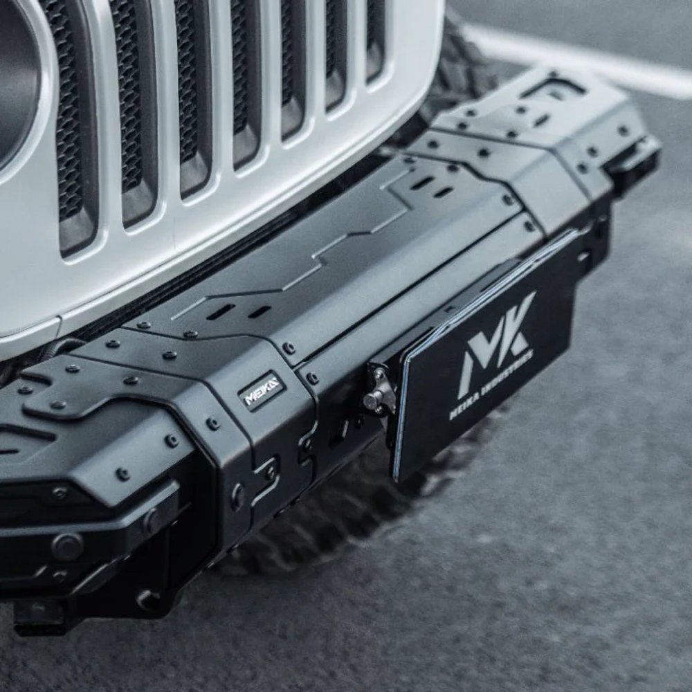 Силовой обвес MEIKA для Jeep Wrangler JL 2018-2024+ Джип Вранглер силовой бампер стальной бампер пороги