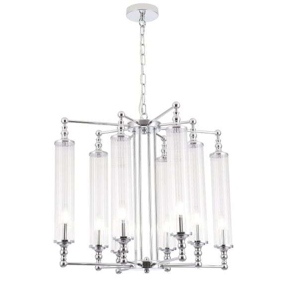 Подвесная люстра Crystal Lux Tomas SP8 D650 Chrome
