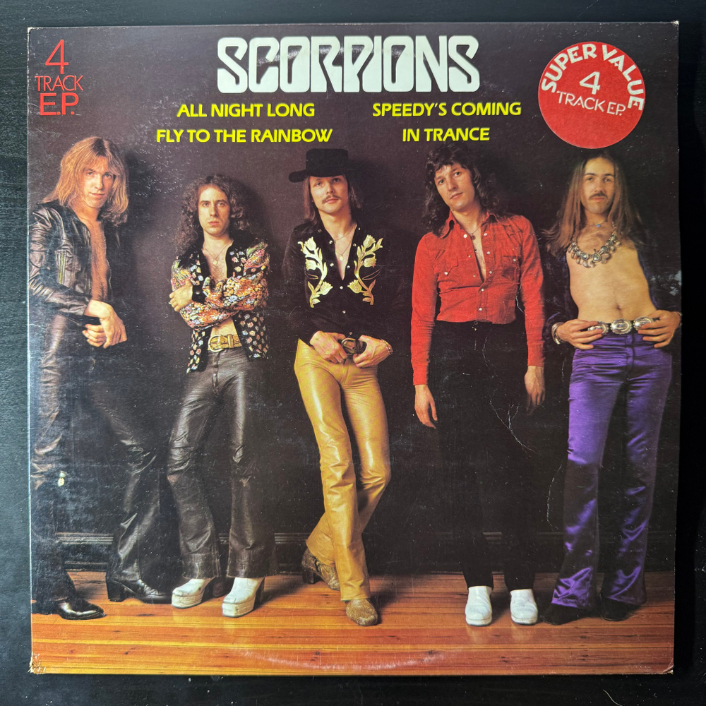 Scorpions ‎– All Night Long (Англия 1979г.) 12", 45 RPM