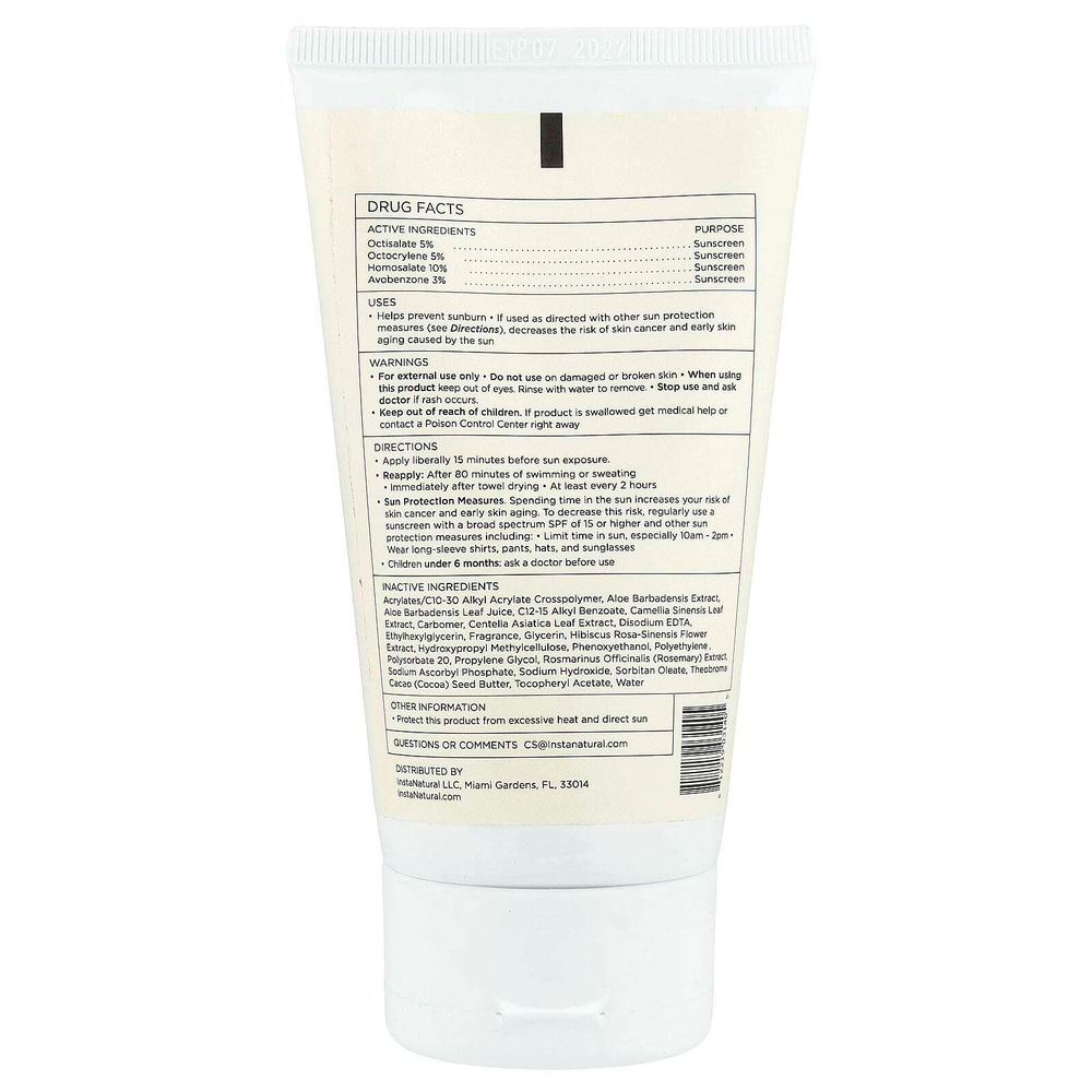 InstaNatural, Лосьон с витамином C, SPF 50, 5 жидк. Унций