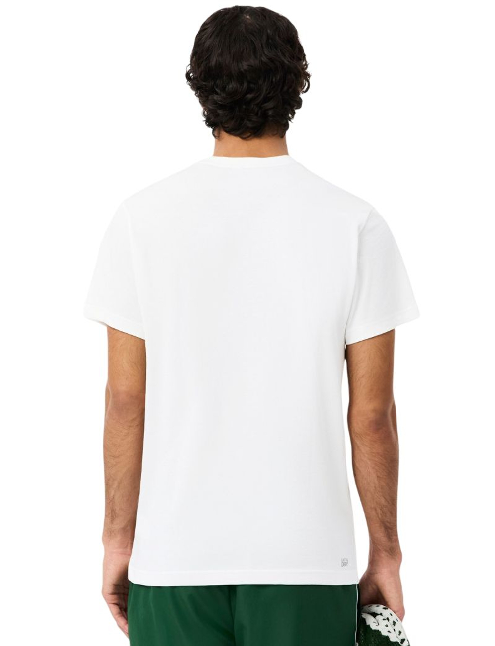 Теннисная футболка Lacoste Ultra Graphic Print Sport - white/green
