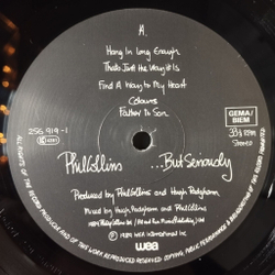 Винтажная виниловая пластинка LP Phil Collins But Seriously (Germany 1989) Another Day In Paradise