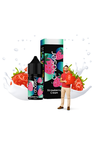 Chaser LUX - Strawberry Cream (30ml, 5% nic)
