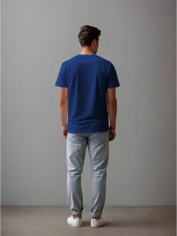 Футболка однотонная базовая хлопок унисекс Баракаттекс