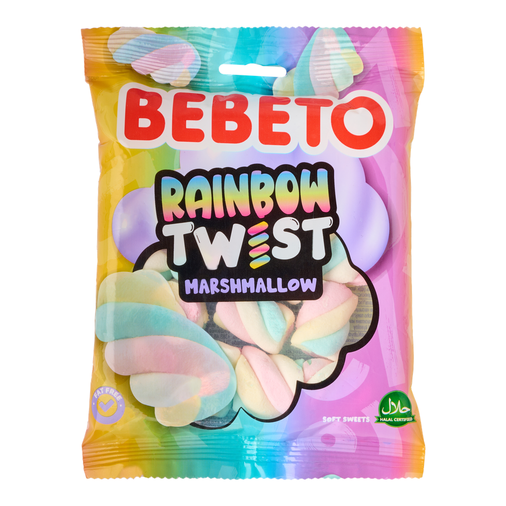 BEBETO Суфле Маршмеллоу RAINBOW TWIST