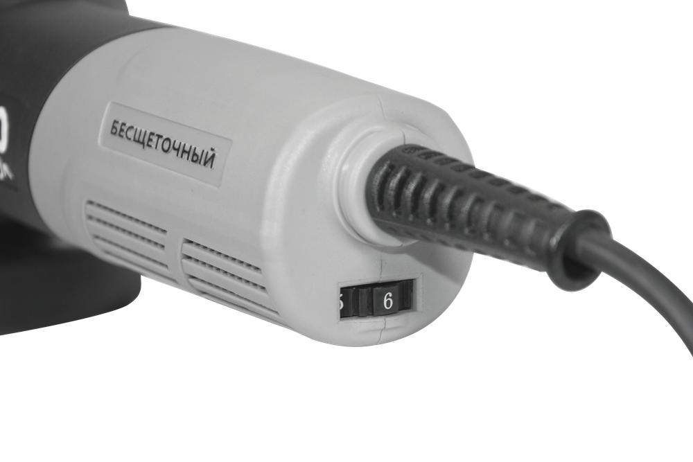 Профессиональная угловая шлифовальная машина ИНТЕРСКОЛ УШМВ-125/1300Э с бесщеточным (вентильным) электродвигателем