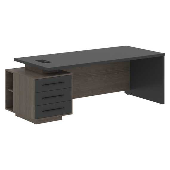 Стол руководителя с тумбой VCT 2290(L)  2200х900х750 VELION