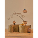 Светильник настольный frozen light, D13х27 см, янтарный