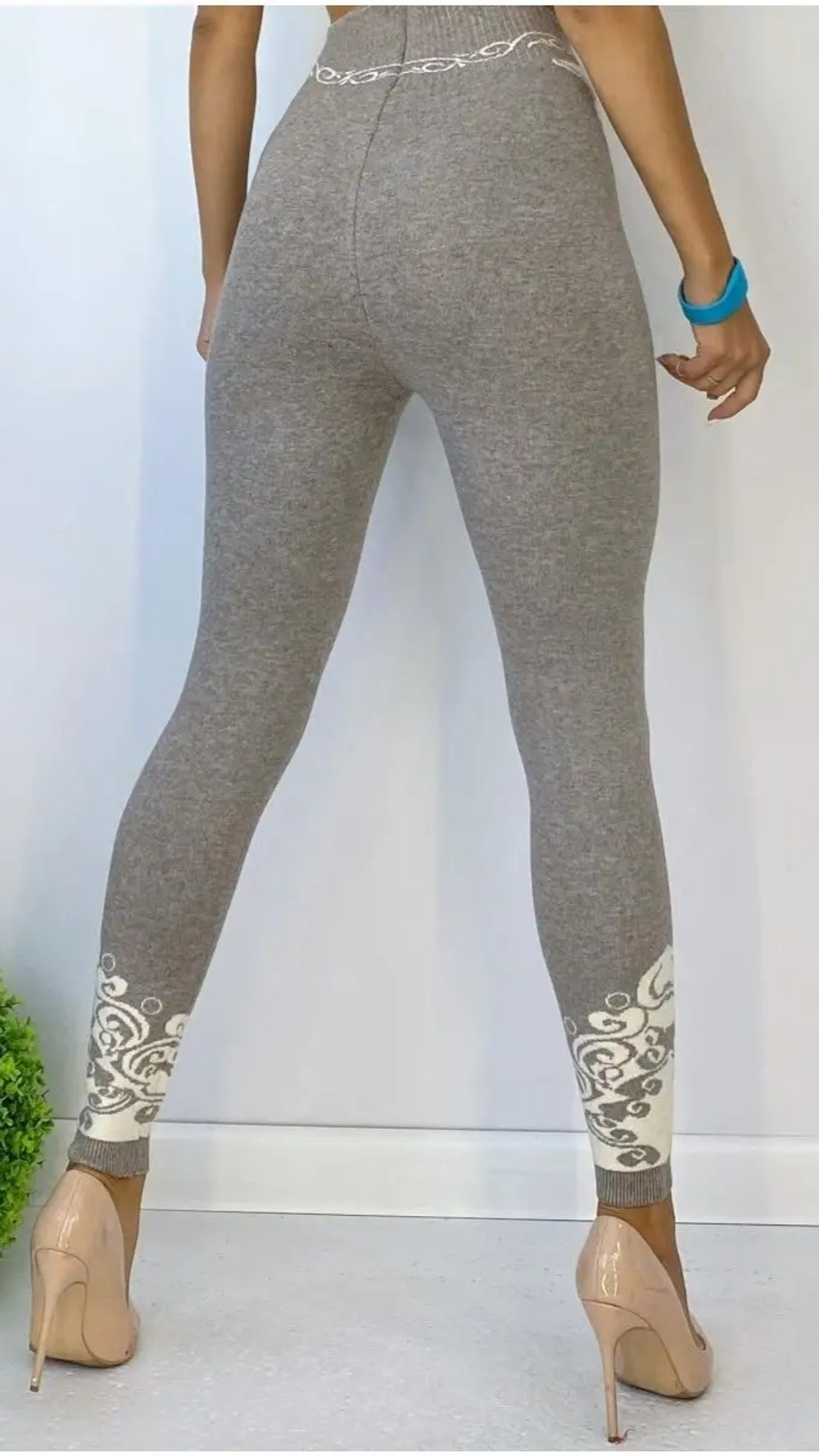 [m]Лосины женские Монголия с рисунком Ш004