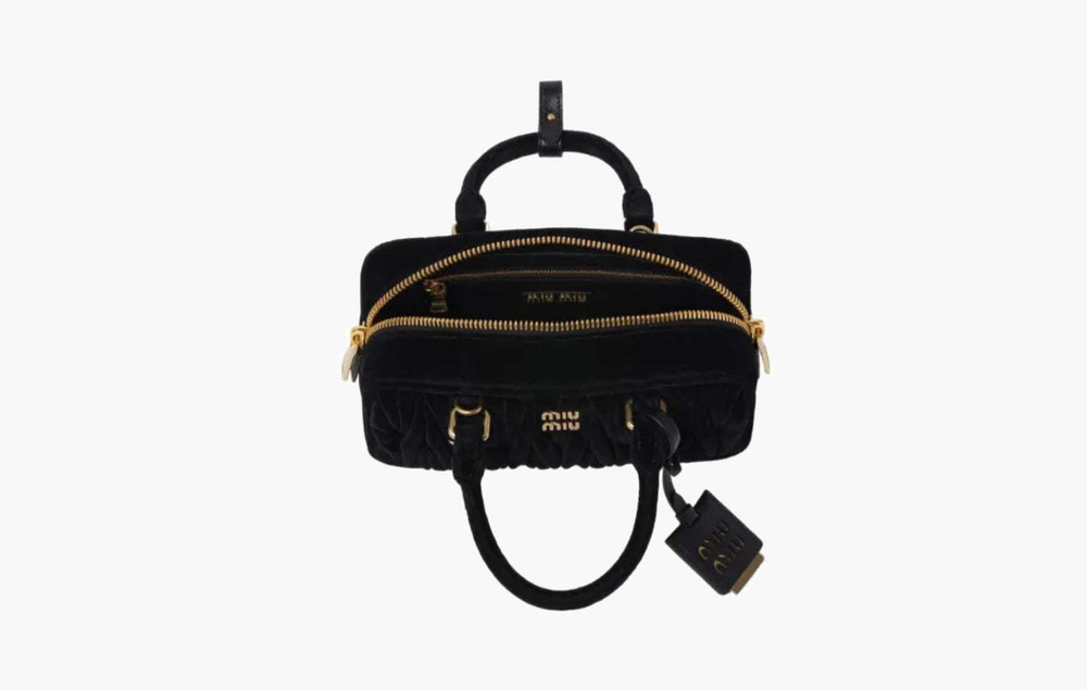 Сумка Miu Miu Velluto Matelassé Bag "Black"