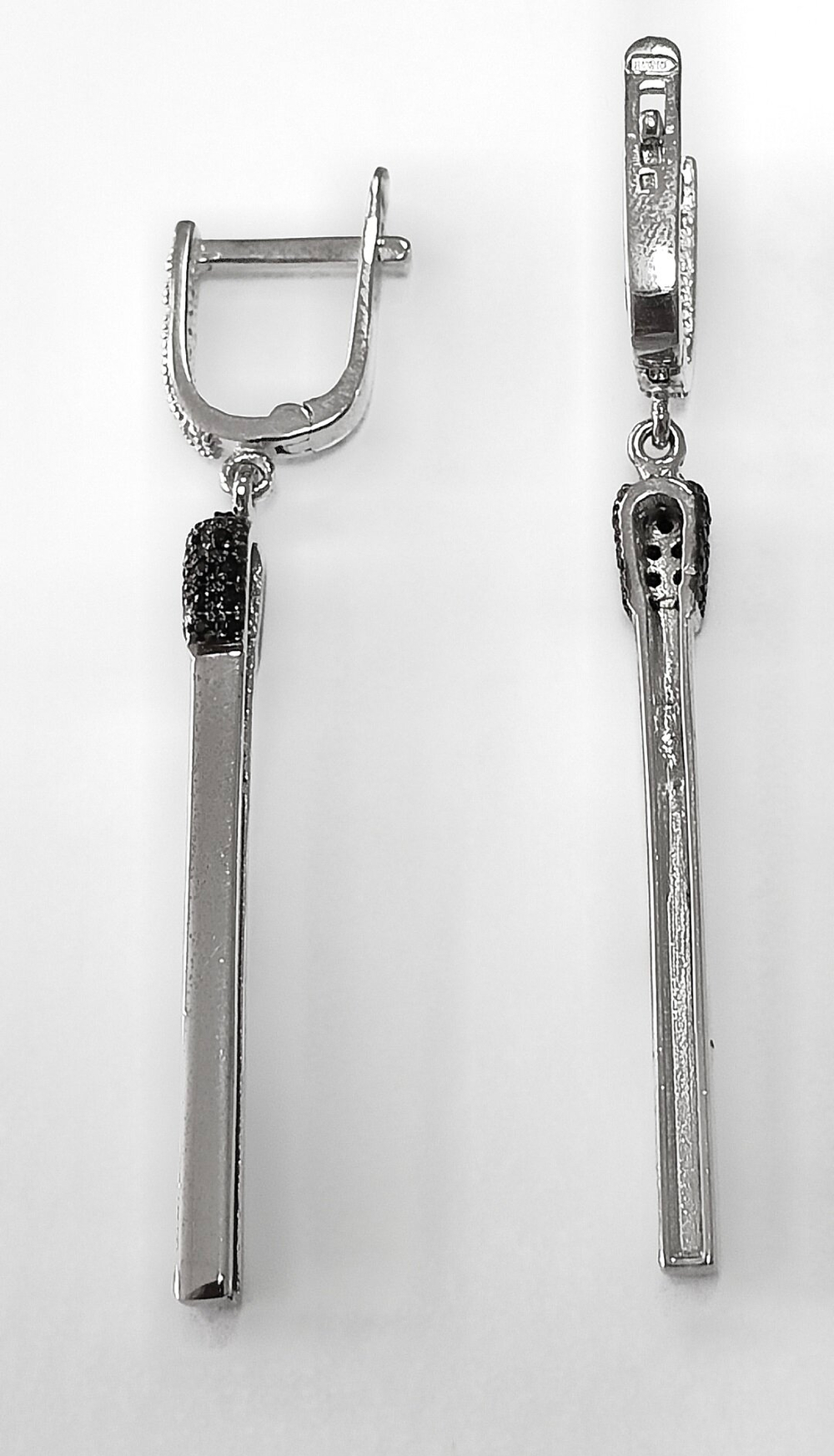 Ювелирные серьги из серебра от бренда"Эстерелла"