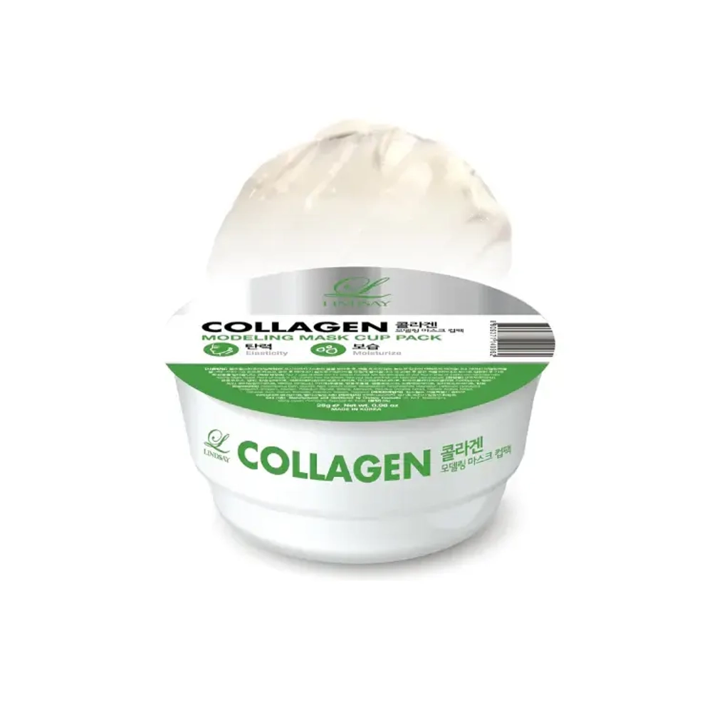 Альгинатная маска с коллагеном LINDSAY Collagen Modeling Mask Cup Pack 28 гр
