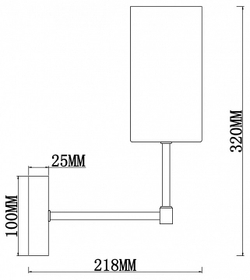 Бра Freya FR5184WL-01BS