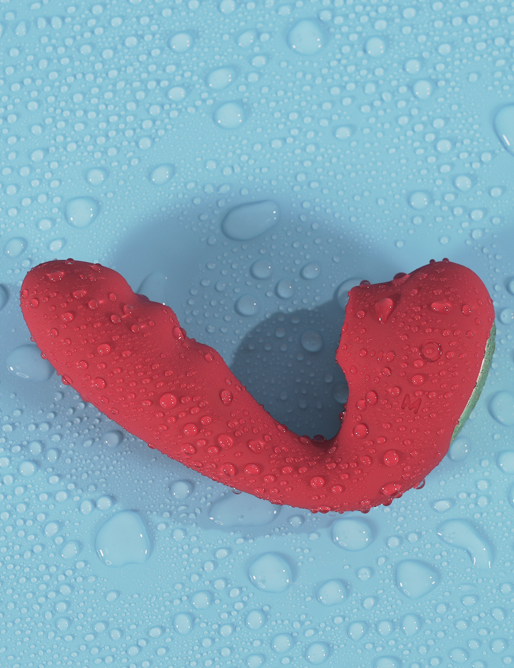 Вакуумный вибростимулятор BeYourLover Tara с функцией нагрева, красный