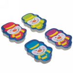 Ластик для карандашей 1шт «Новогодние герои», цвет микс, 5*3,5см