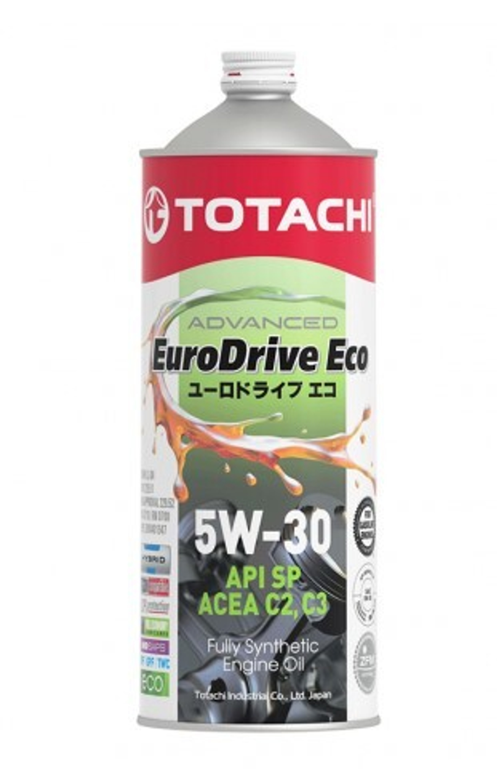 Масло Totach 5W-30 EURODRIVE ECO Fully Synthetic синтетическое C2/C3 SP/GF-6A 1л / 5W30