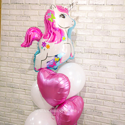 Набор шаров с малышом Единорогом