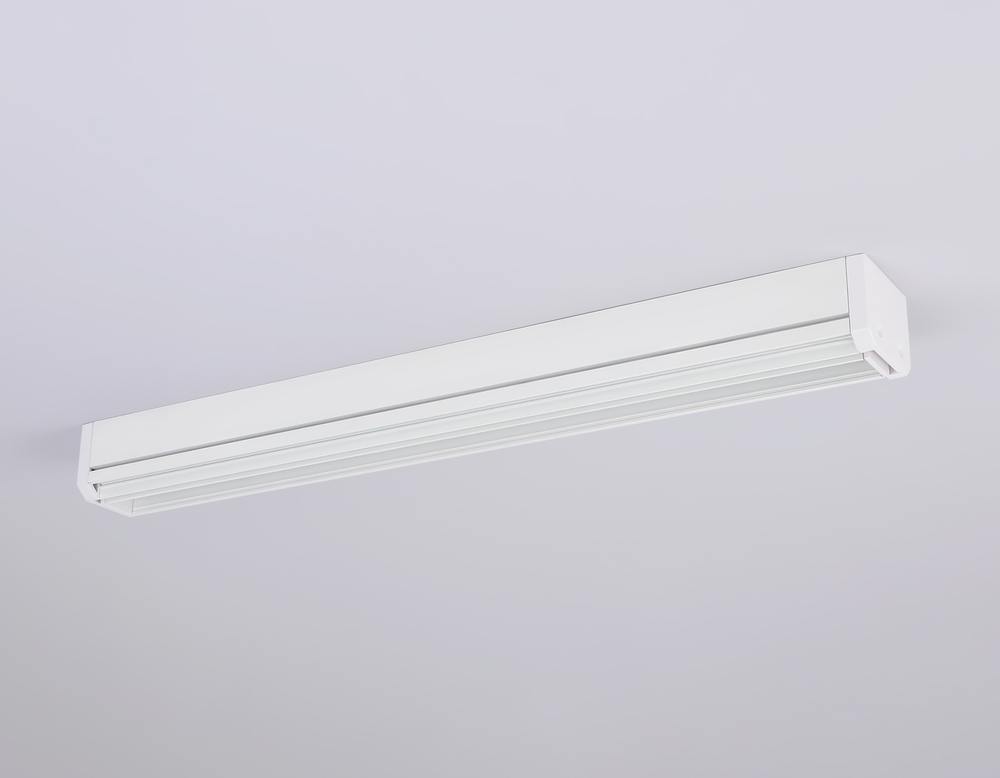 Шинопровод встраиваемый в натяжной потолок Magnetic 220V GL1025 WH белый IP20 3000*64.5*51 (демпфер,  заглушки в комплекте)