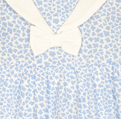 Боди платье Лето (голубой)