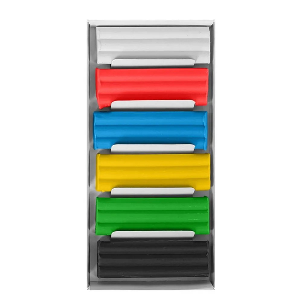 Чудо пластилин восковой - 6 цветов, набор детского мягкого пластилина для лепки и творчества, Gaspar