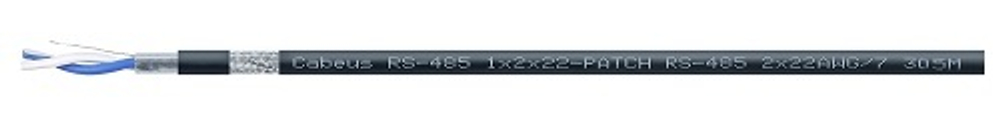 Кабель интерфейсный  Cabeus RS-485 1x2x22AWG/7