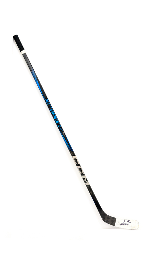 Клюшка CCM JETSPEED FT 7 PRO blue с автографом Акользина