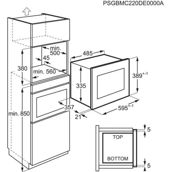 Встраиваемая микроволновая печь ELECTROLUX LMSD253TM