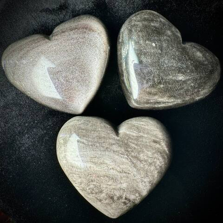 Серебристый Обсидиан (Сердце)