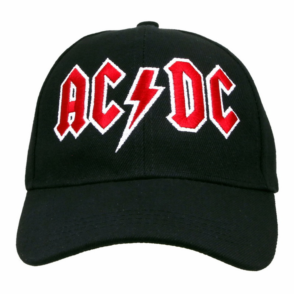 Бейсболка AC/DC красная надпись (001)