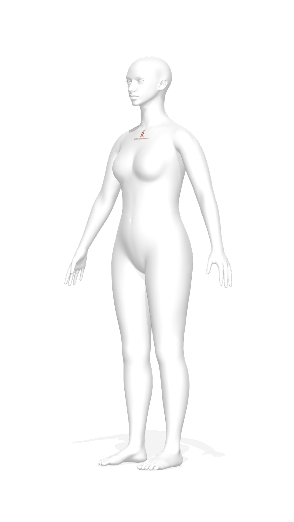 3D аватар манекена Моника