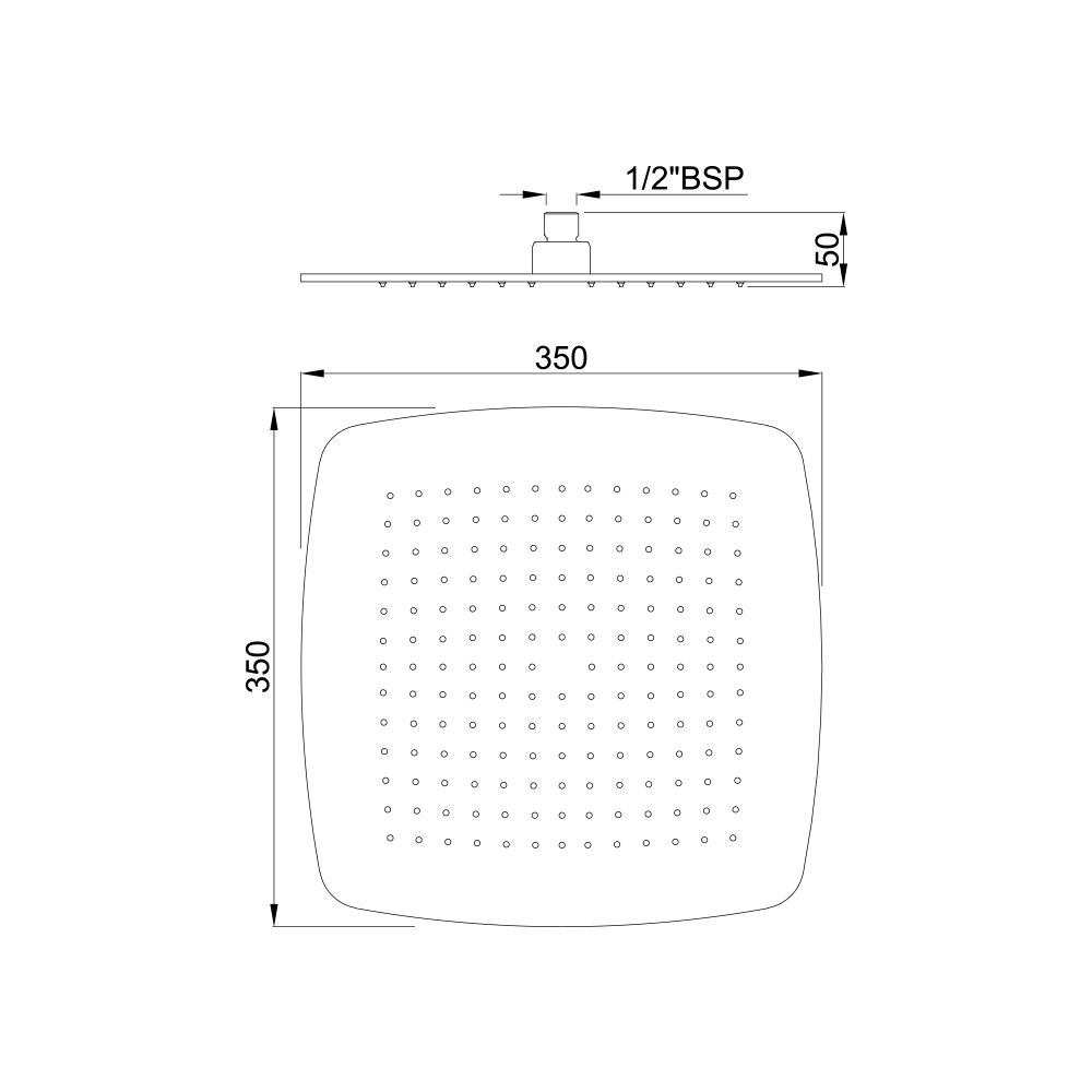 Верхний душ Artize OSA-CHR-70049