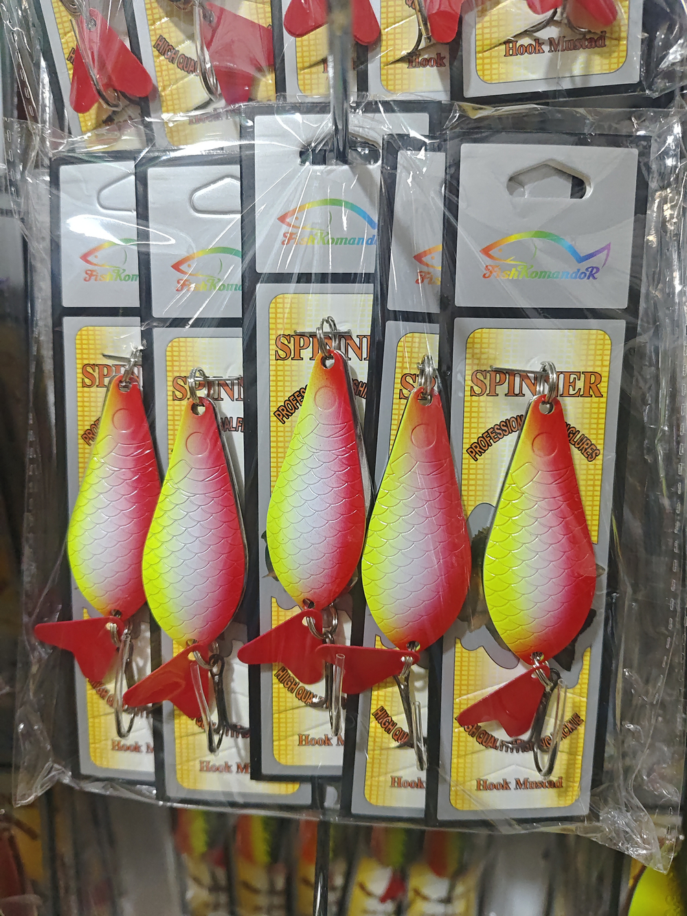 блесна двойная komandor 18Г 5штук