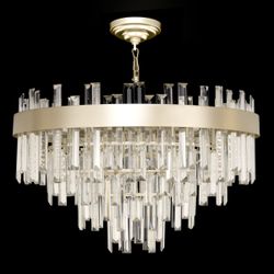 Citilux Лаура CL301292 Люстра хрустальная подвесная Шампань