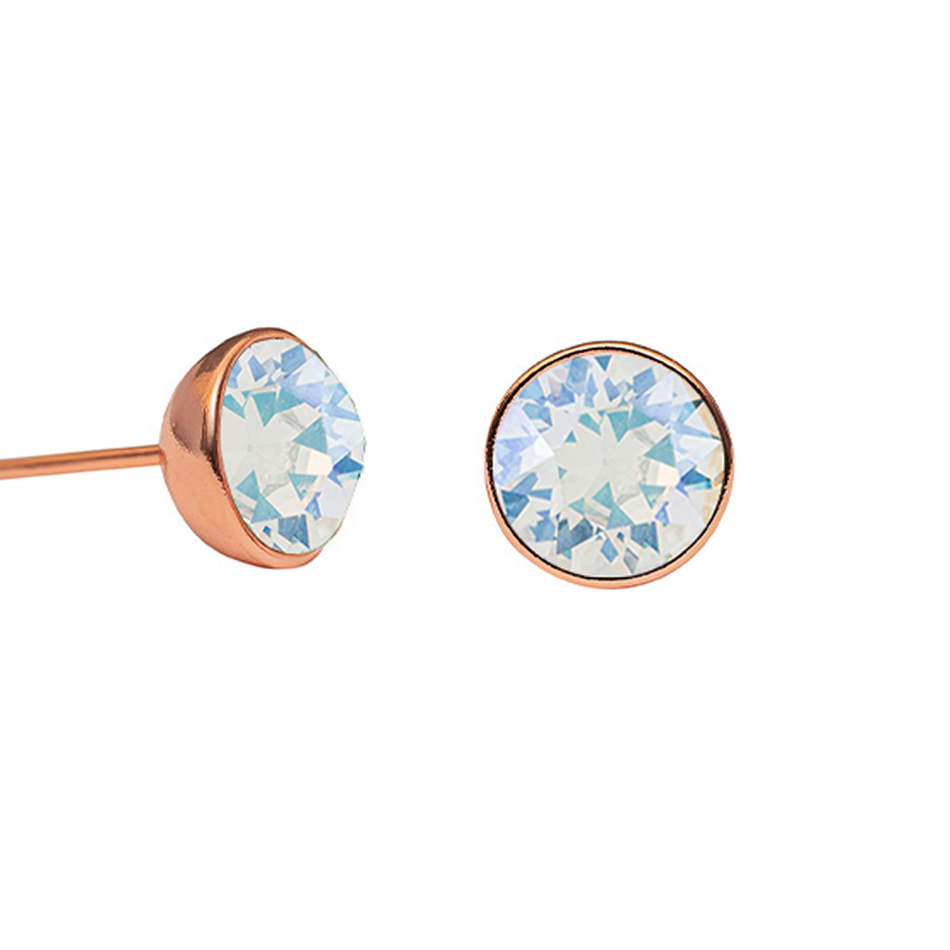 Серьги пусеты Fiore Luna Crystal Moonlight SWE298 CML RG