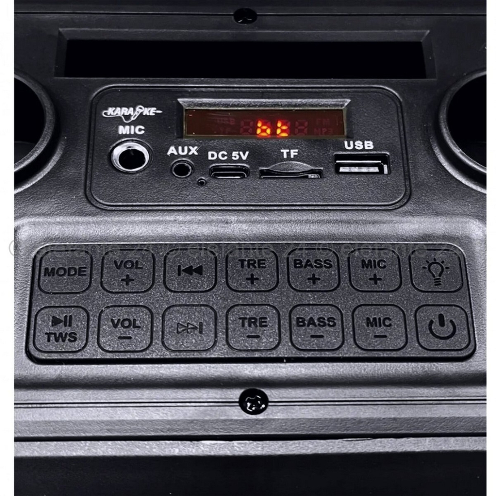 Беспроводная колонка Sing-e ZQS-4247 +2 беспр.микрофона.