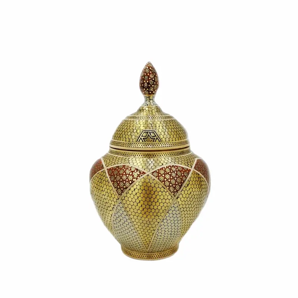 Шкатулка хатам кари Aghajani 13760578 (khatam-kari) сувенир из Ирана в технике хатамкари