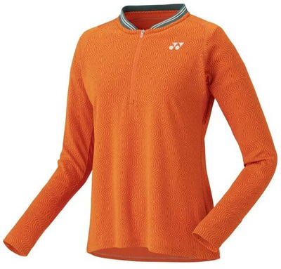 Женская теннисная футболка (dł. Рукава) Yonex RG Longsleeve T-Shirt - bright orange