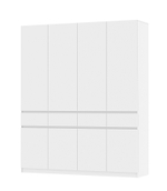 Шкаф 4-х ств. с ящиками Бостон